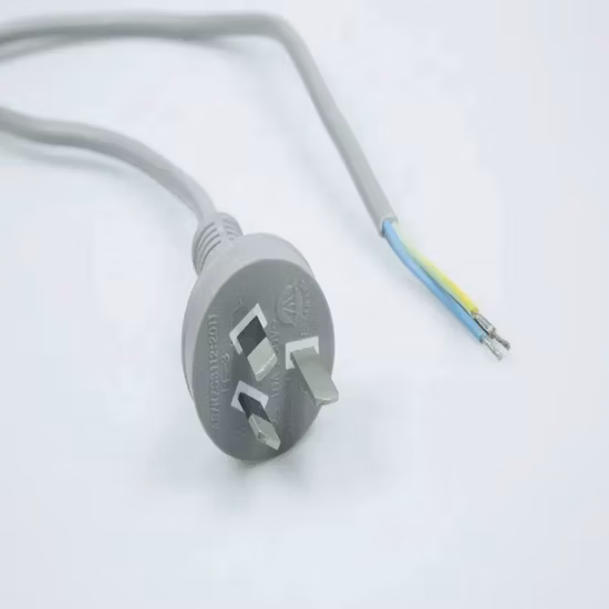 Hot Sell Australia SAA Electric 3 Pin Plug Extension 250V 300V AC Power Cord Cables
