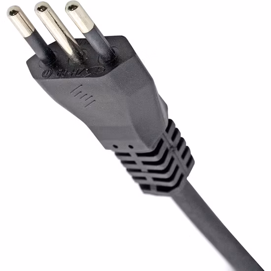 Black 2.5m PSE Approved Japan 125V 2 Pin Qp4 Plug PVC Power Cord Cable